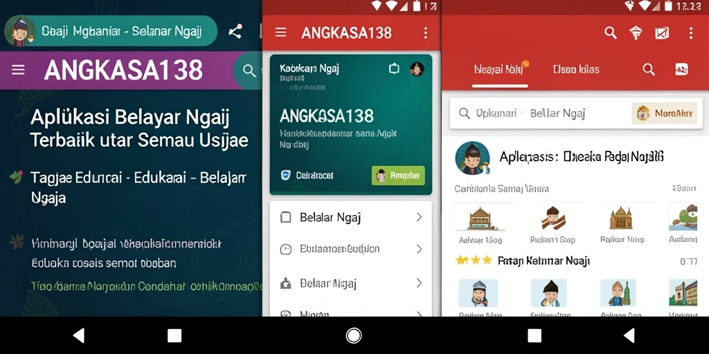 Antarmuka belajar ngaji yang interaktif dan menarik di ANGKASA138.