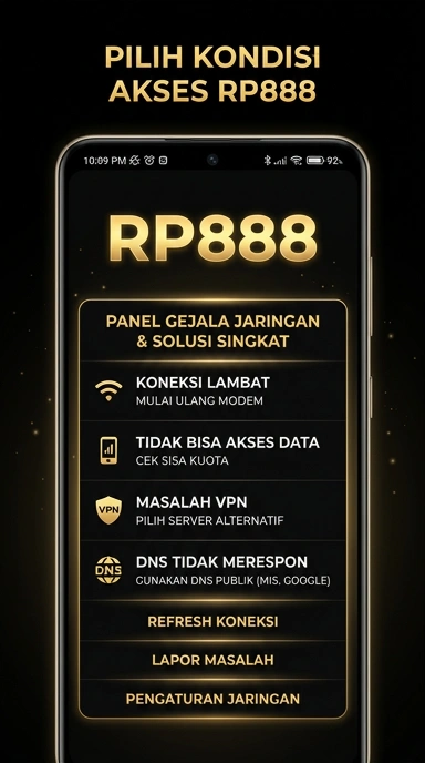 Tampilan link alternatif rp888